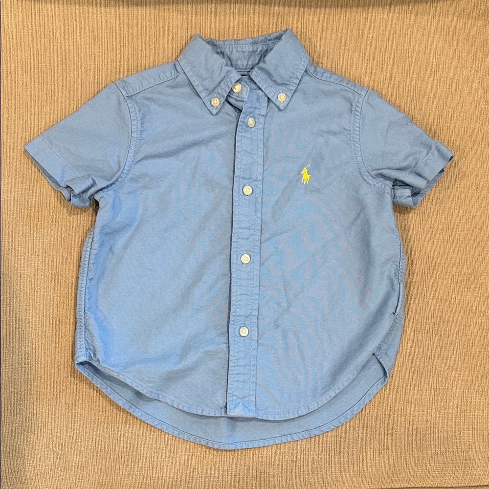 2T Polo by Ralph Lauren Light Blue Kids Button Down Shirt